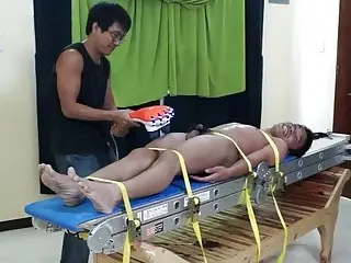 Young Pinoy slut can't stop the tickling from happening