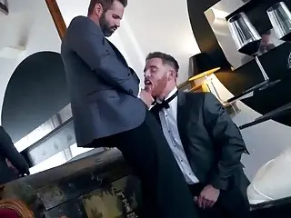 Businessmen fuck to relax after a long day
